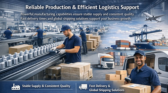Reliable Production with Efficient Logistics Support
